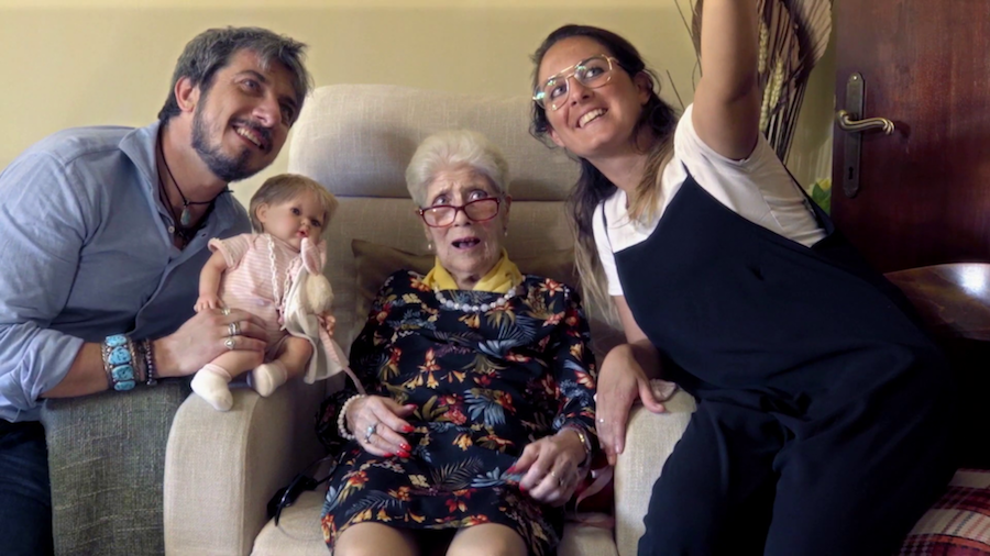 Una scena del docufilm Perdutamente